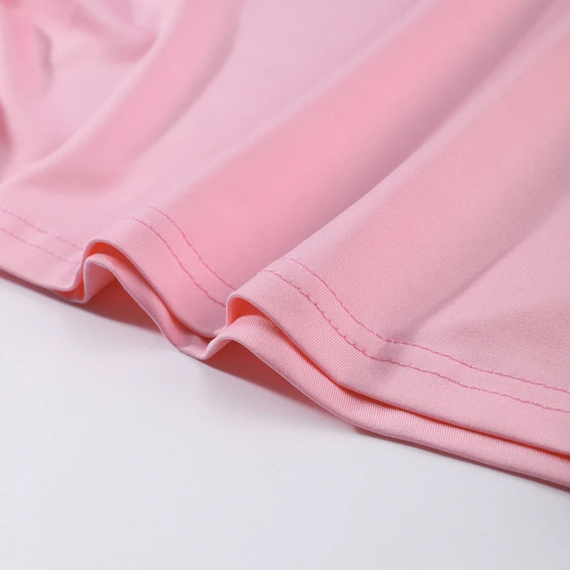 Moda sólida saia plissada define feminino sem mangas colheita topos de cintura alta elástica a linha saias 2025 primavera senhora ternos elegantes