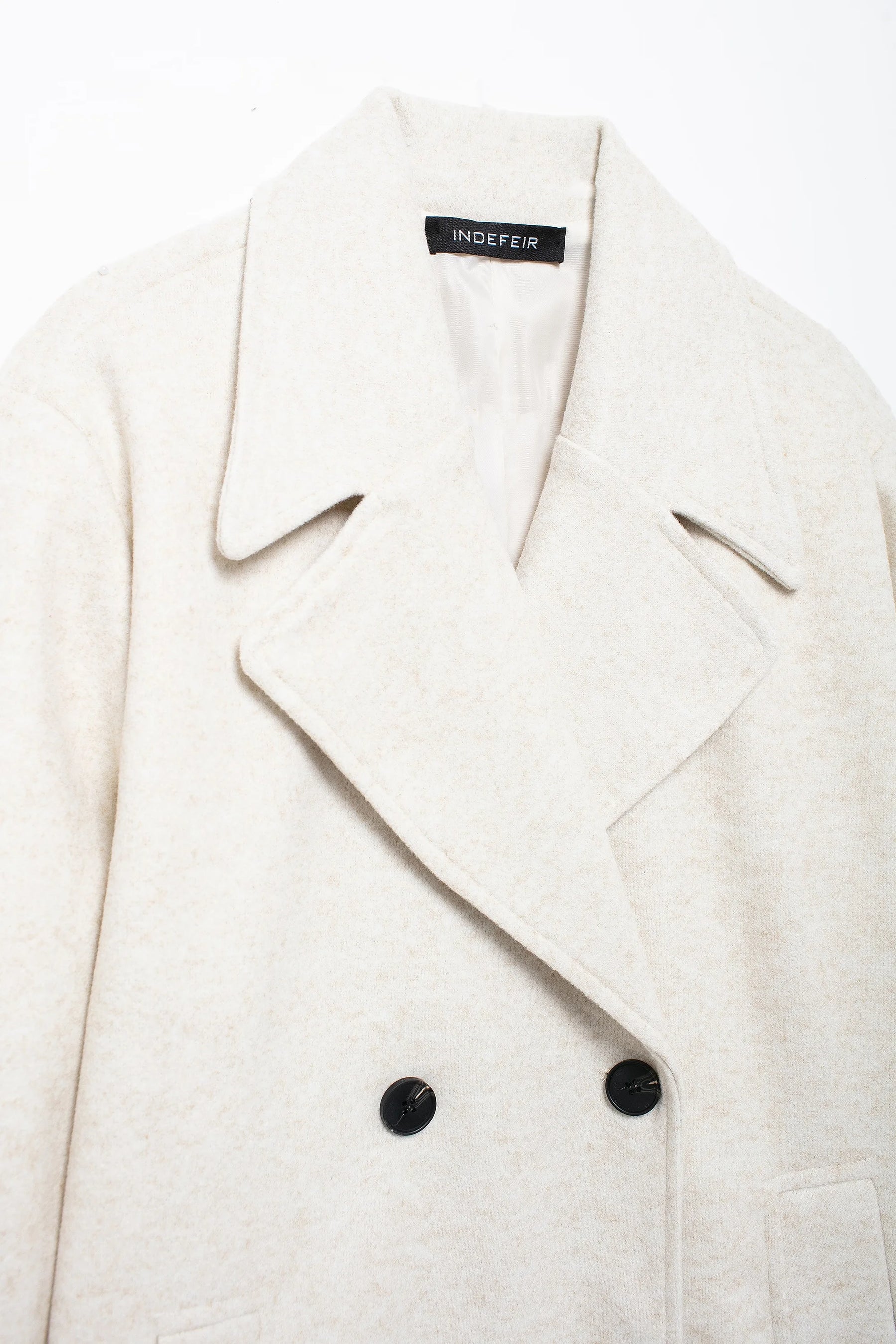 Trafza casaco de inverno para mulher 2024 lapela sólida duplo breasted longo cardigan topo feminino pokcet streetwear mulher novo em outerwear