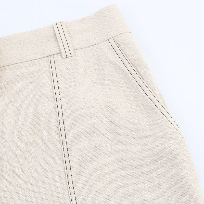 Elegante colete plissado calças de perna larga 2025 verão nova senhora calças compridas ternos moda babados fora do ombro regata calças soltas