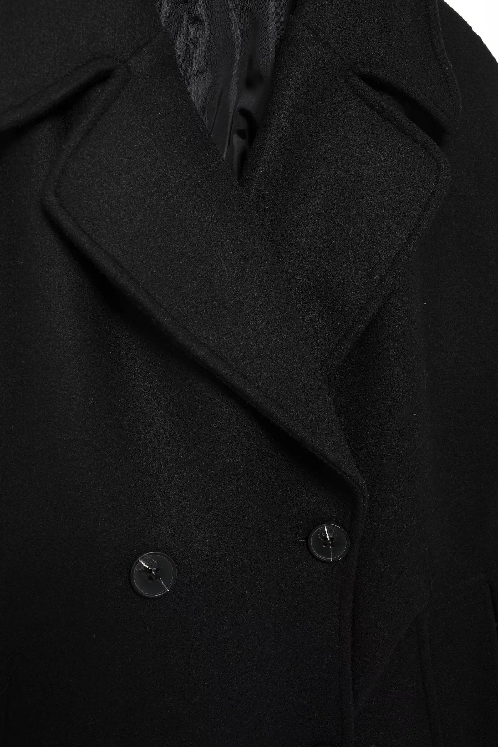 Trafza casaco de inverno para mulher 2024 lapela sólida duplo breasted longo cardigan topo feminino pokcet streetwear mulher novo em outerwear