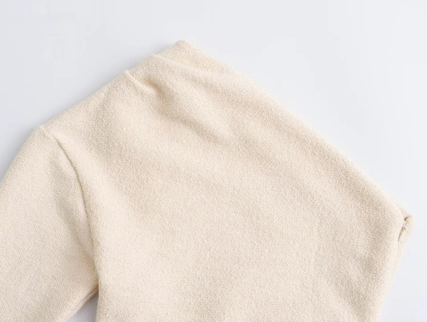 TRAF-Vestido de textura assimétrica para mulheres, cintura alta, fino, Midi sólido, vestidos longos, moda casual, 2023