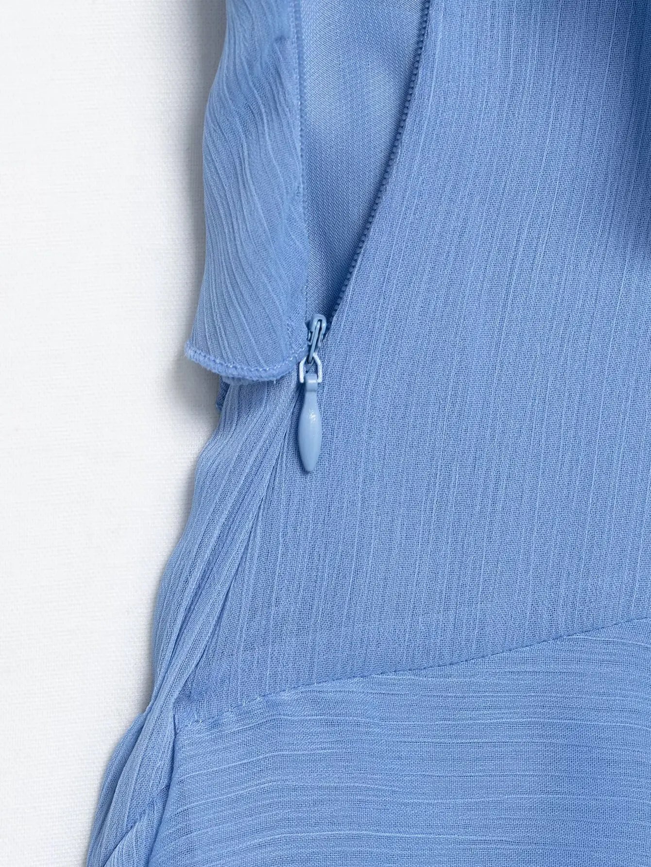 Myst & za2025 verão nova moda casual feminina simples e confortável temperamento em camadas vestido suspensor decorativo