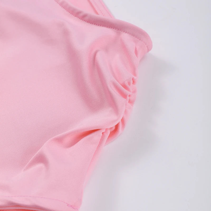 Moda sólida saia plissada define feminino sem mangas colheita topos de cintura alta elástica a linha saias 2025 primavera senhora ternos elegantes