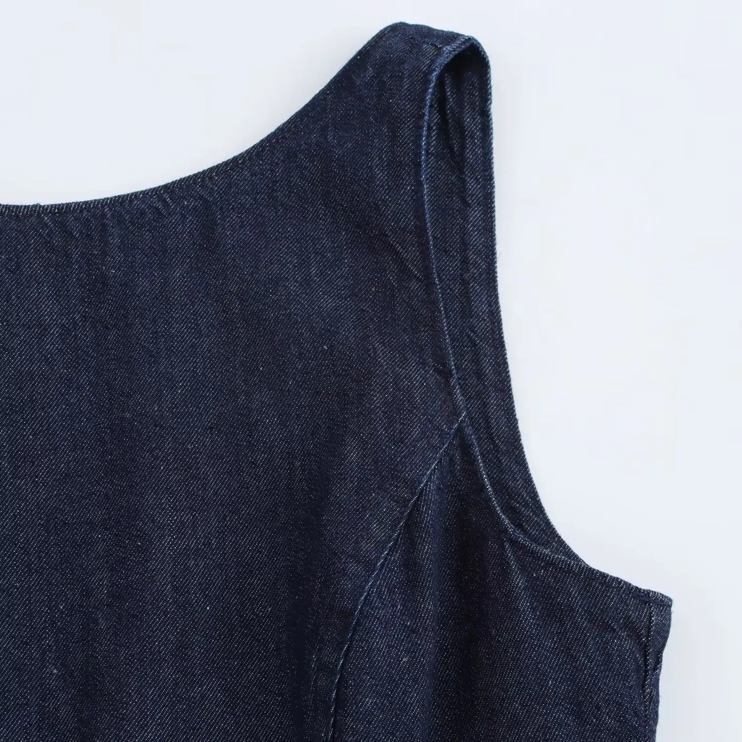Traf denim vestido para mulheres moda outono inverno em camadas decorativas sem costas mini vestidos francês chique feminino roupas de noite