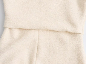 TRAF-Vestido de textura assimétrica para mulheres, cintura alta, fino, Midi sólido, vestidos longos, moda casual, 2023