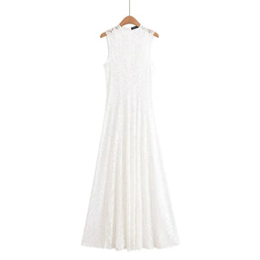 Fairycore impresso vestidos de renda gancho flor oco aberto para trás com zíper sexy vestido elegante para mulher no verão