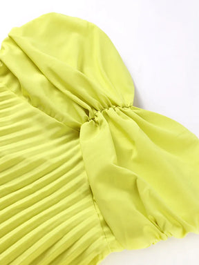 Vestido longo plissado sem alças feminino com fita, vestes femininas, sem mangas, sem costas, elegante, vestidos de festa, sexy, verão, novo, 2022