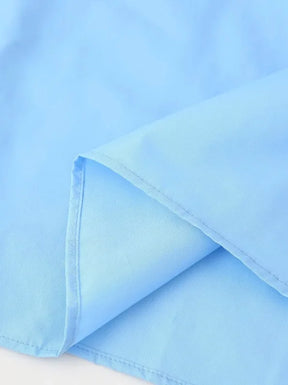 Azul com decote em v cintura cinching cinto 3d flor borboleta nó férias vestido longo feminino moda transfronteiriça manga curta sino sle