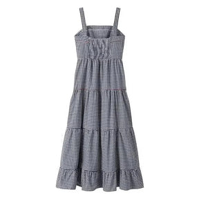 Traf mulher bordado vestido azul elegante casual deslizamento vestidos longos vestido de festa feminino