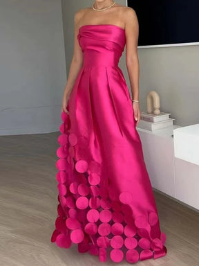 Sexy elegante fora do ombro cetim emendado oco para fora vestido de festa feminino verão sem costas vermelho chique banquete vestidos de noite 2025 novo